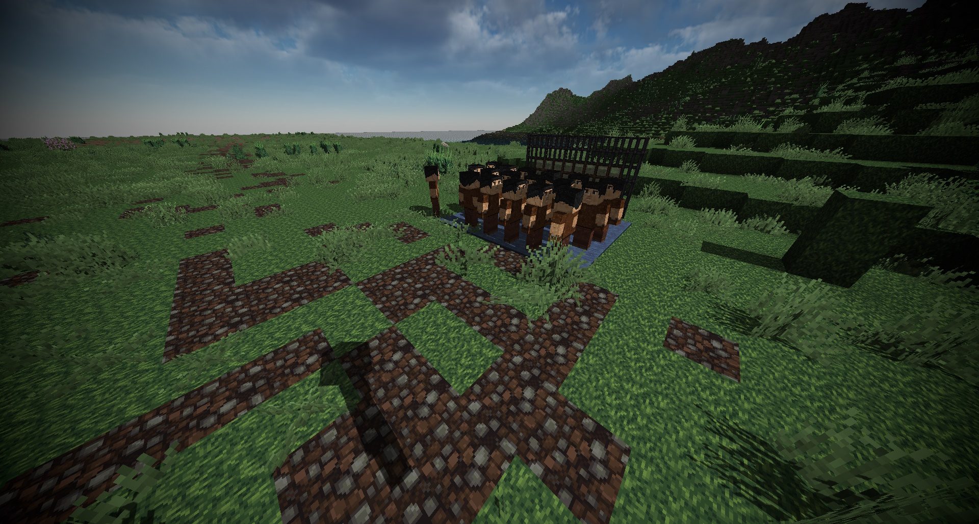 Ночной пейзаж WardenCraft — под луной с продвинутой графикой